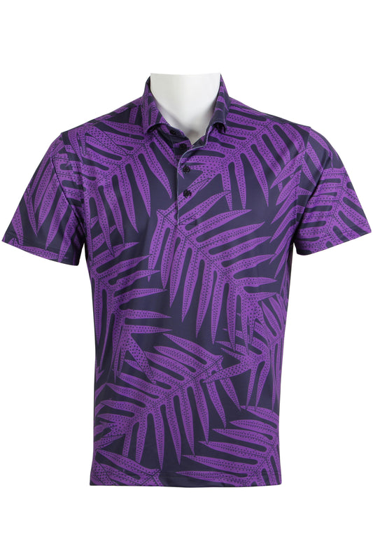 Purple Laua'e Fern Polo