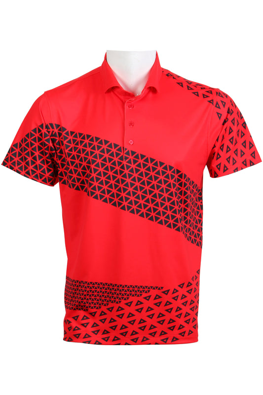 Red and Black Trio Polo
