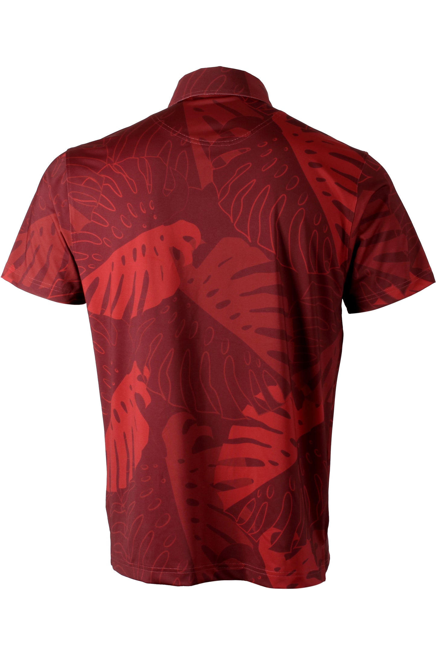 Monstera-Red Polo