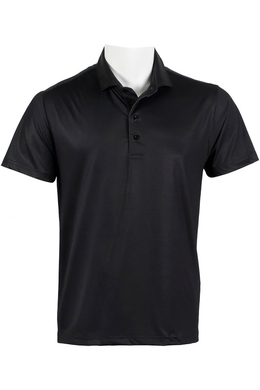 Solid-Black Polo