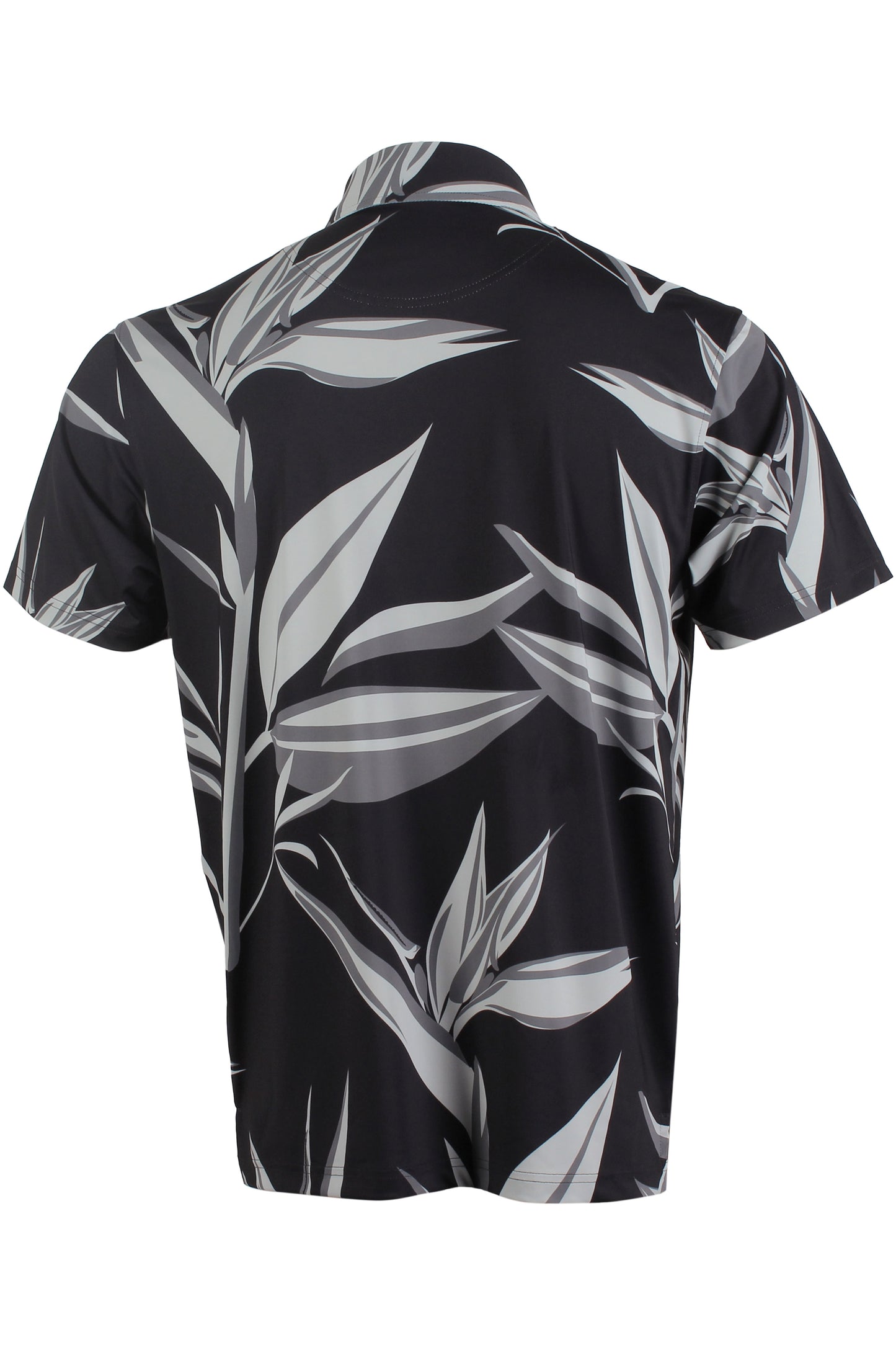 UH Bird of Paradise-Black and Gray Polo