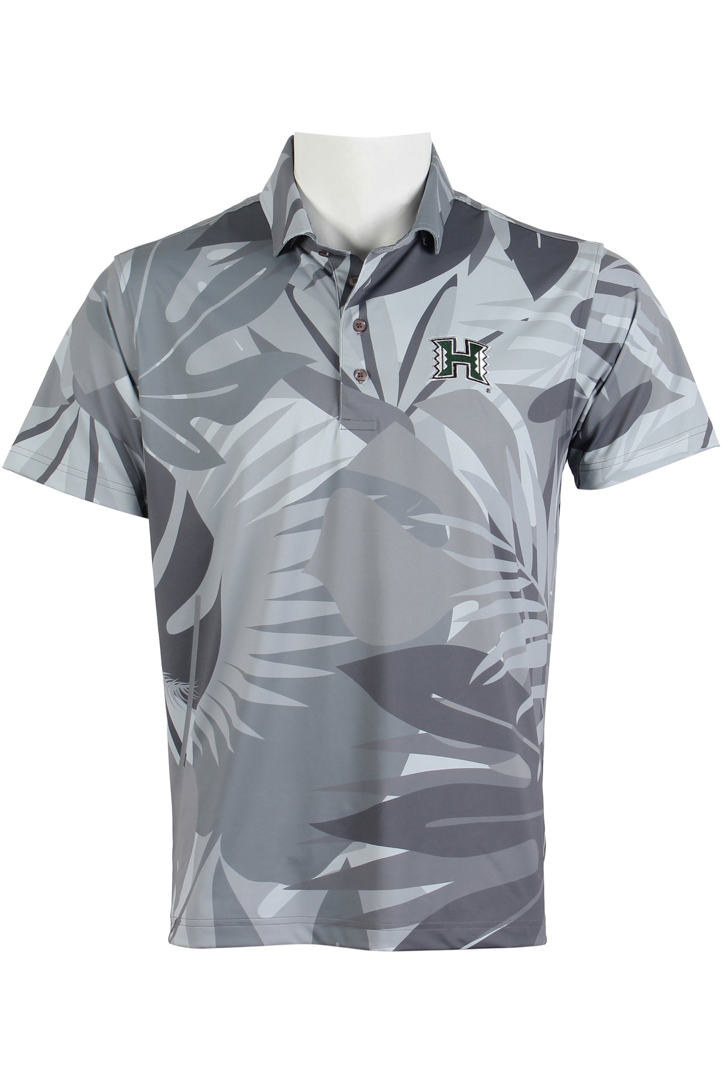 UH Island Garden-Gray Polo