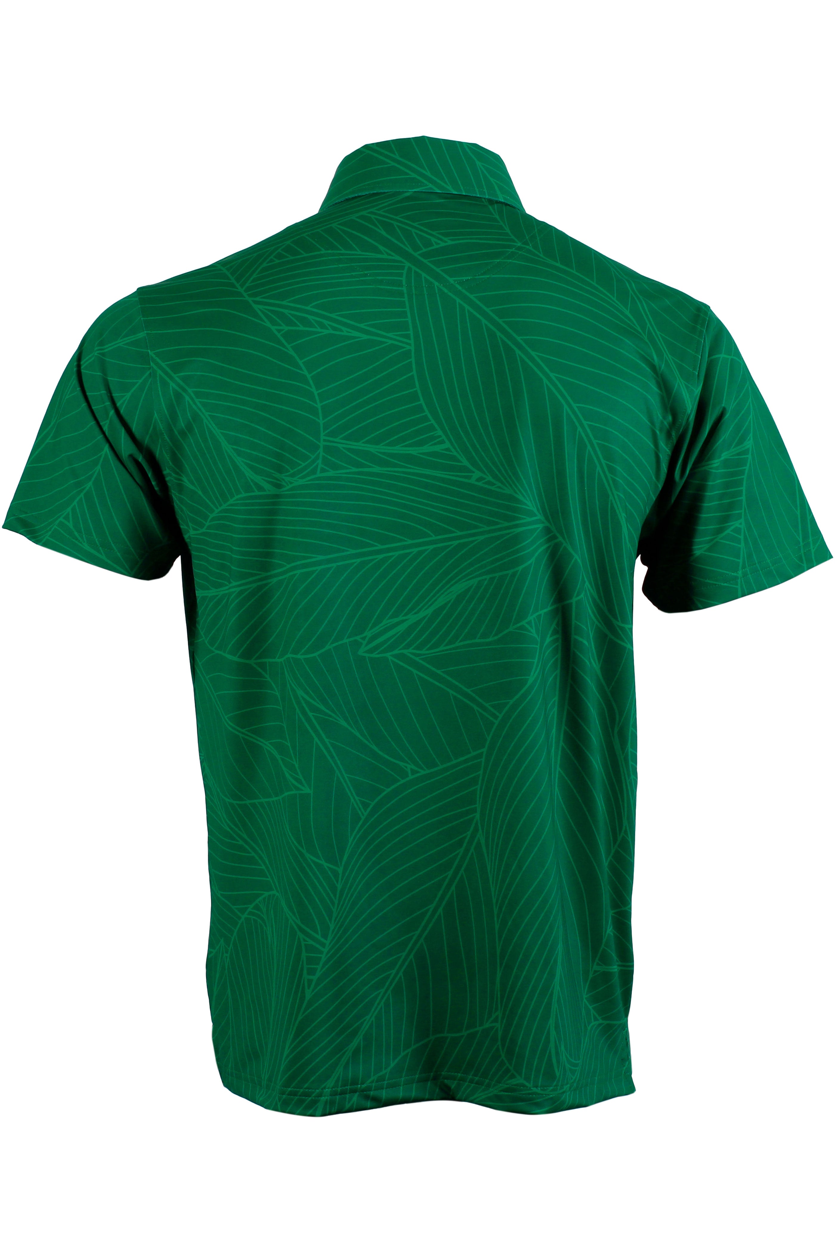 UH Green Ti Leaf Polo | Five Birdies