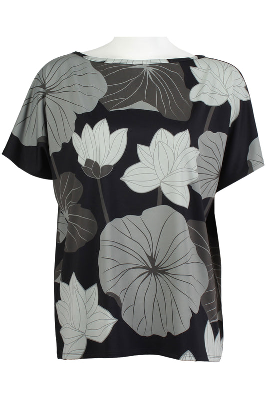 Lotus-Black and Gray Dolman (Women's)