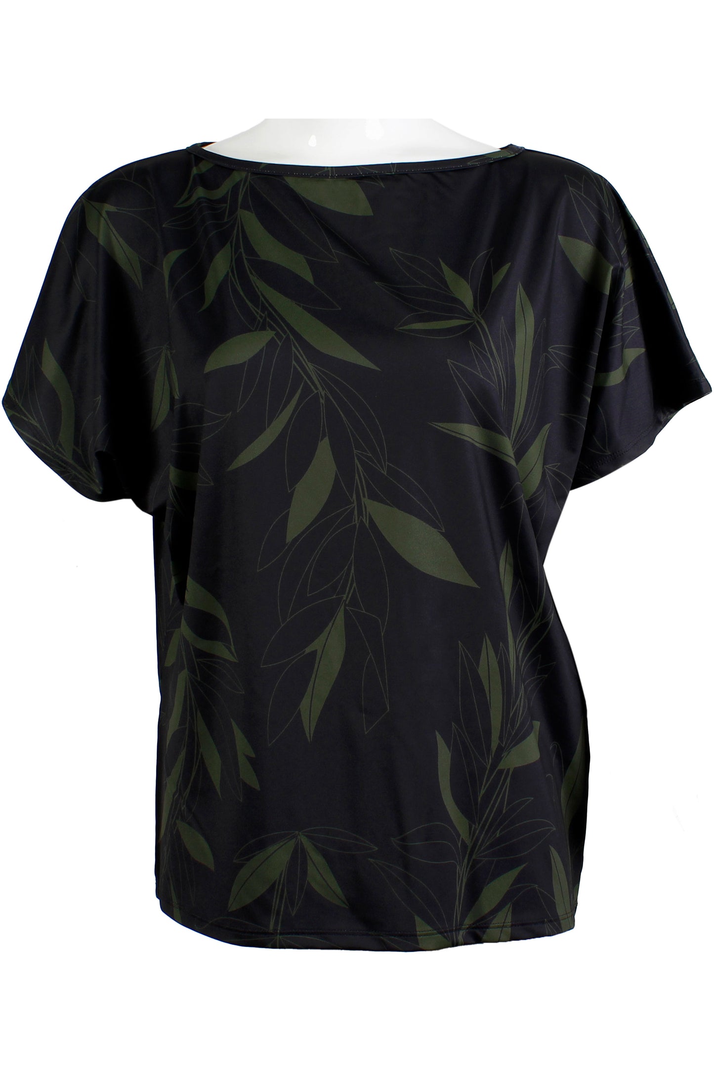 Maile Lei Strands-Black and Green Dolman (Women's)