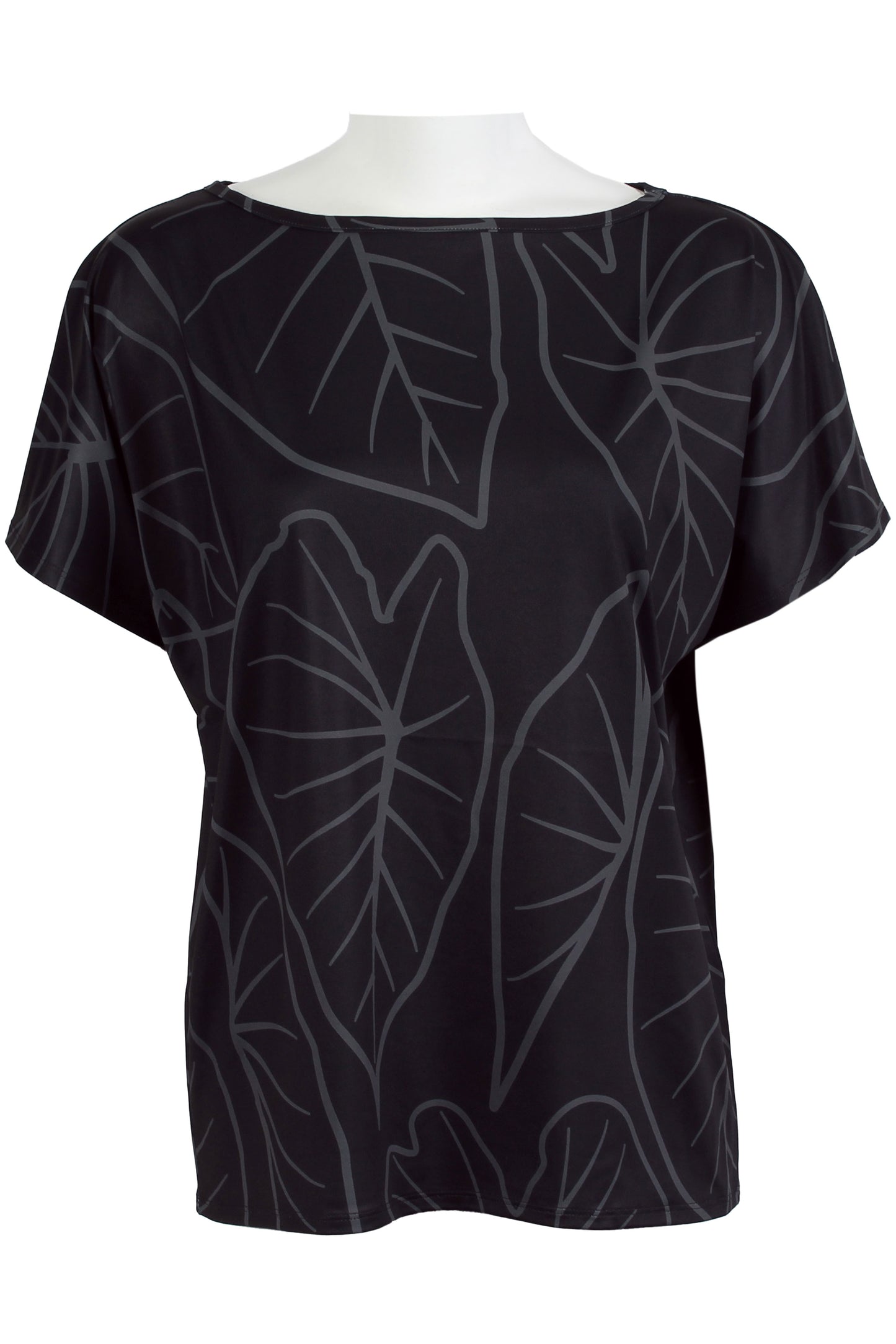 Kalo Leaves-Black Dolman (Women's)