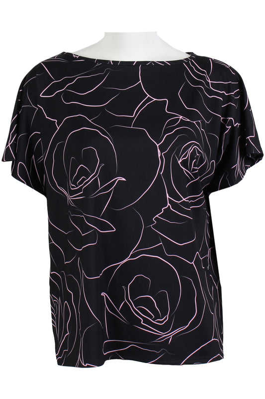 Rose-Black and Pink Dolman (Women's)