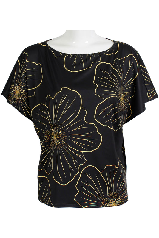 'Ilima-Black and Yellow Dolman (Women's)