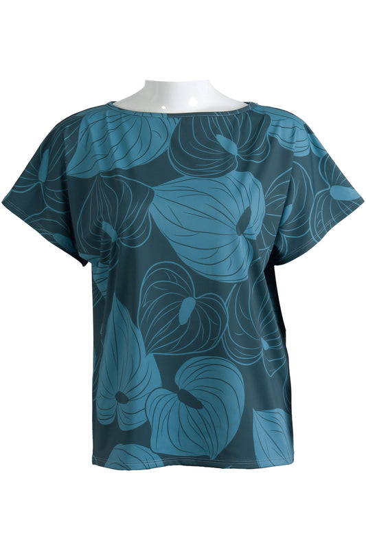 Anthurium-Blue Dolman (Women's)