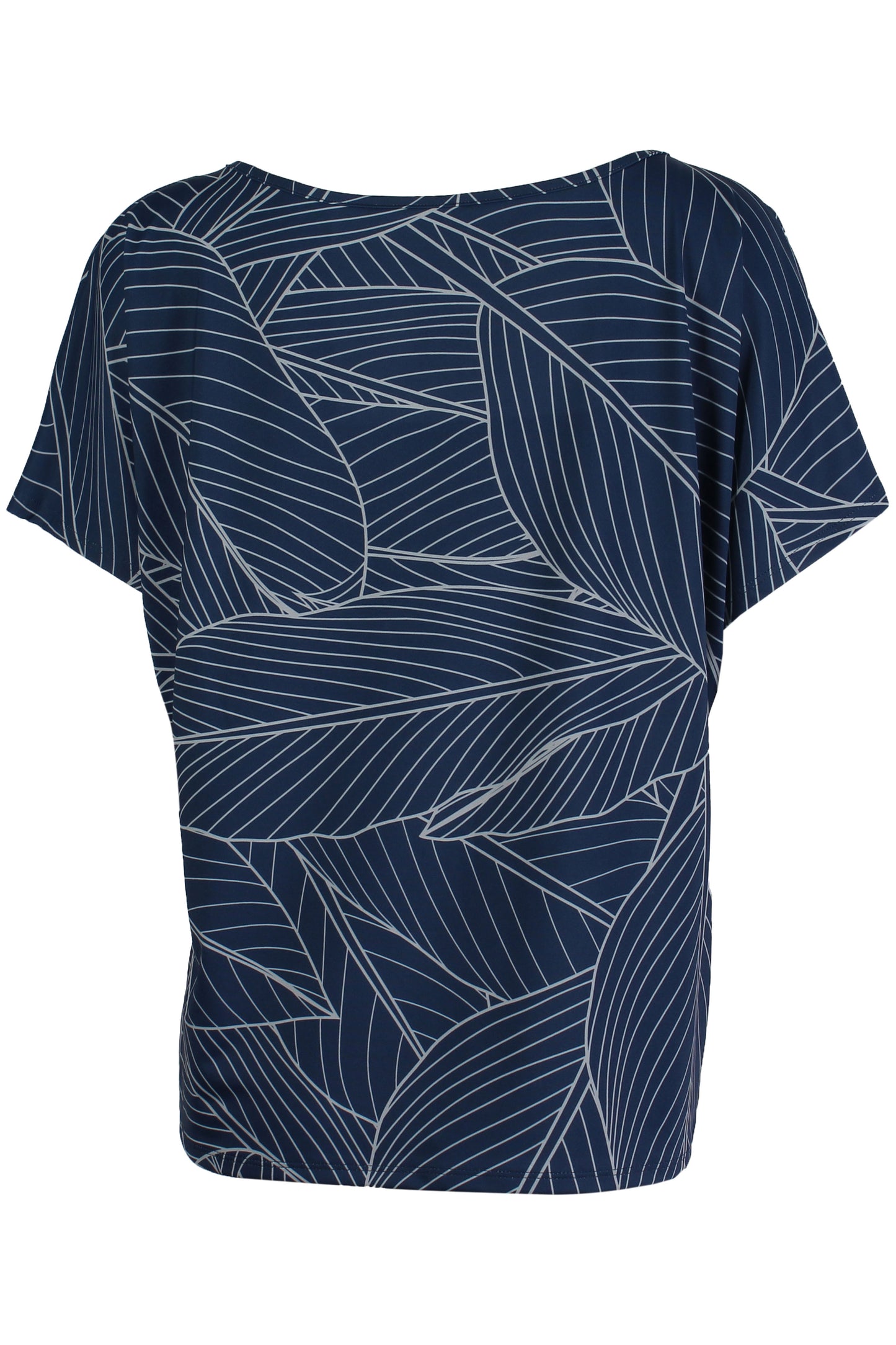 Ti Leaf-Navy and Gray Dolman (Women's)