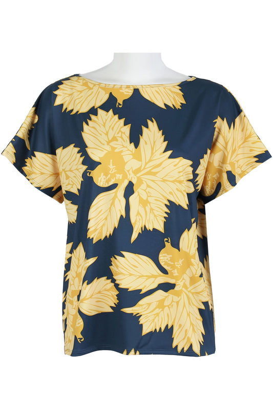 'Ulu-Navy and Yellow Dolman (Women's)