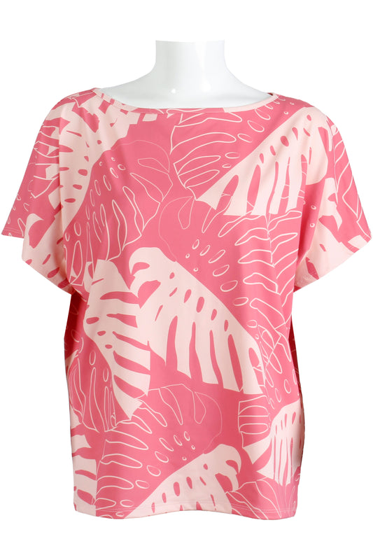 Monstera-Pink Dolman (Women's)