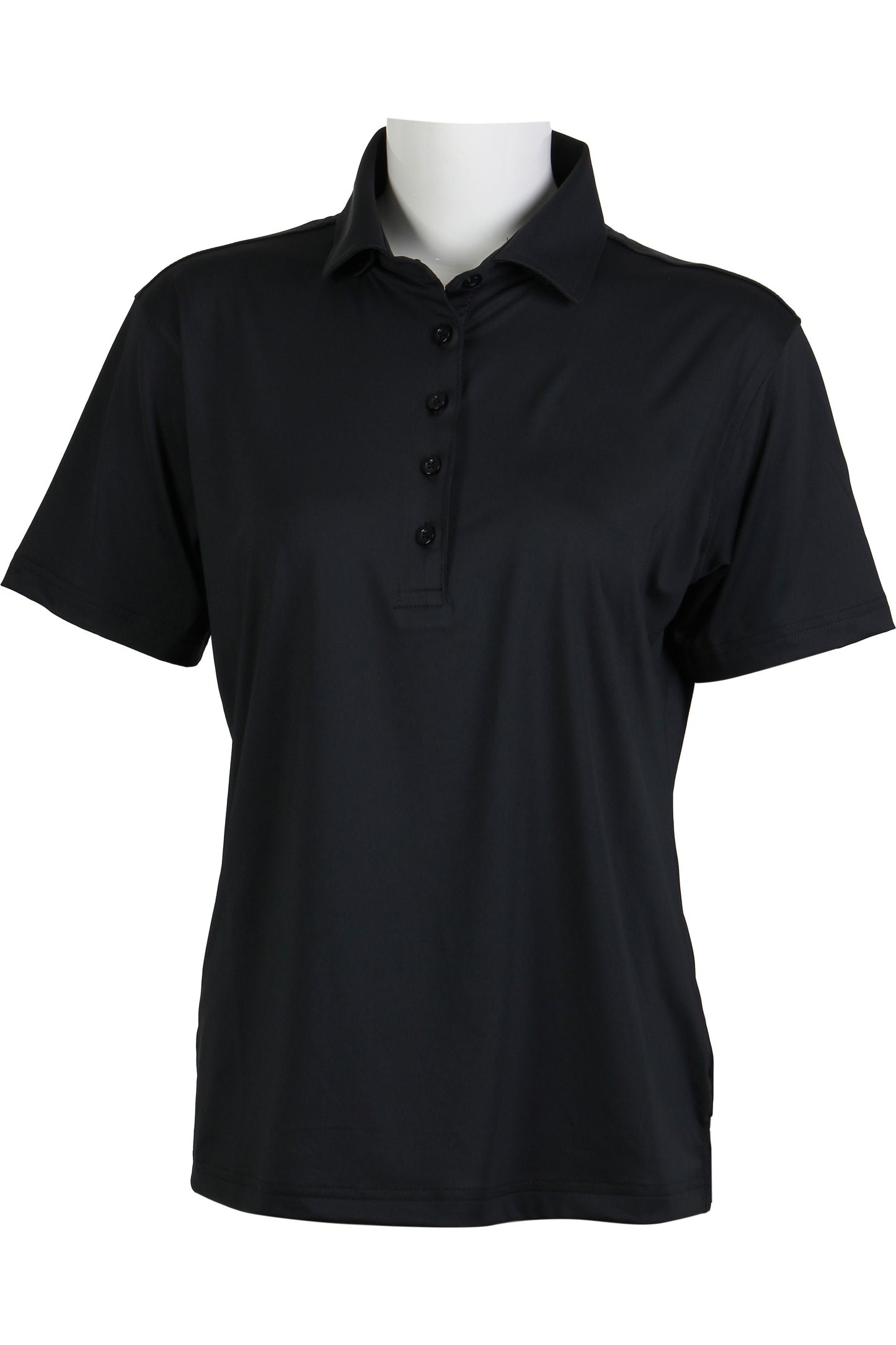 Solid-Black Polo (Women's)