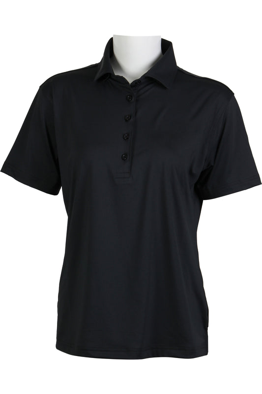Solid-Black Polo (Women's)