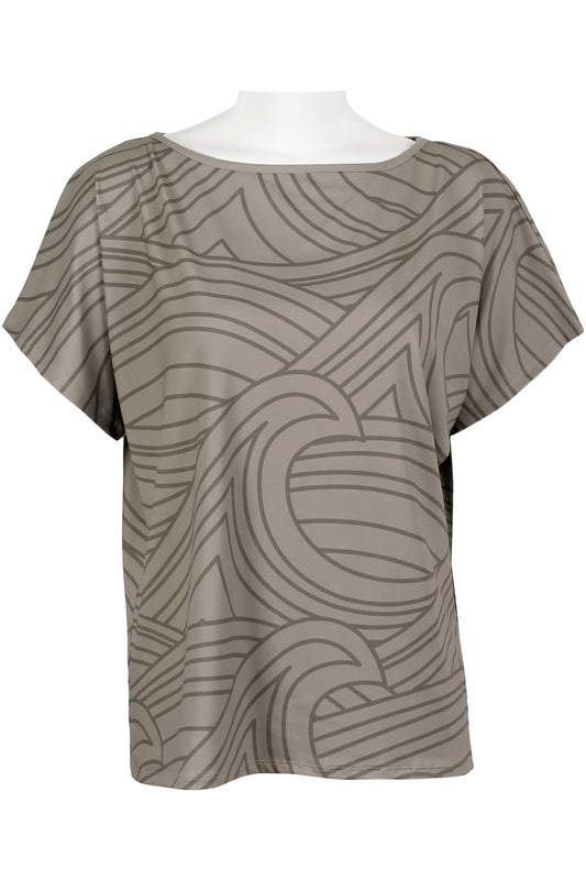 Wave-Warm Gray Dolman (Women's)