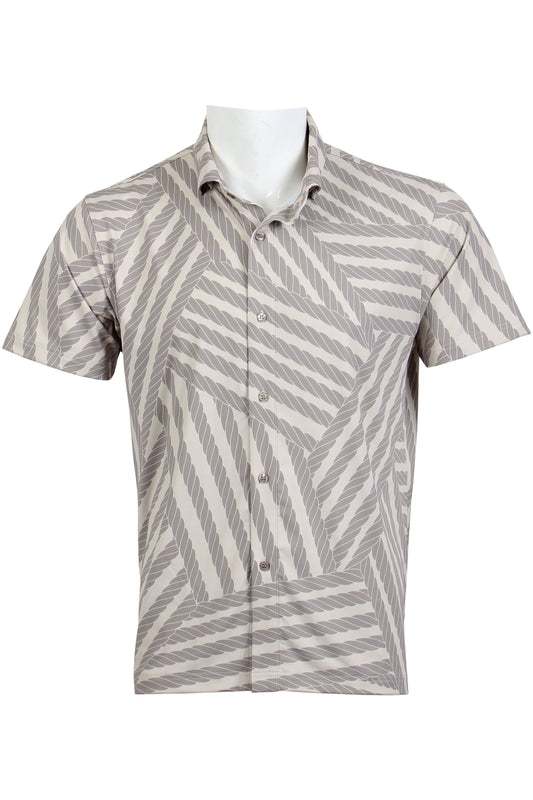 Warm Gray Cord Button Down