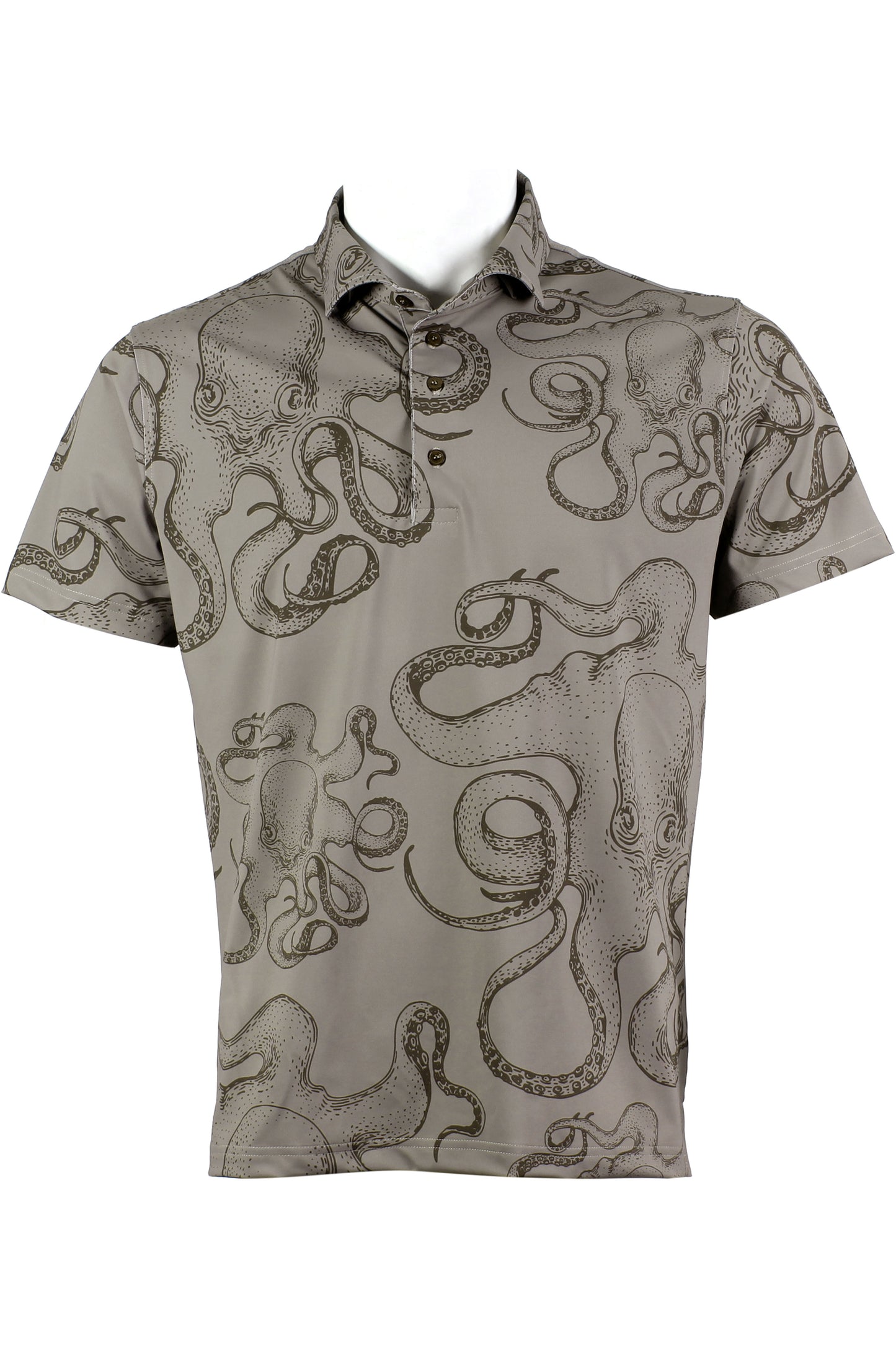Octopus-Gray Polo