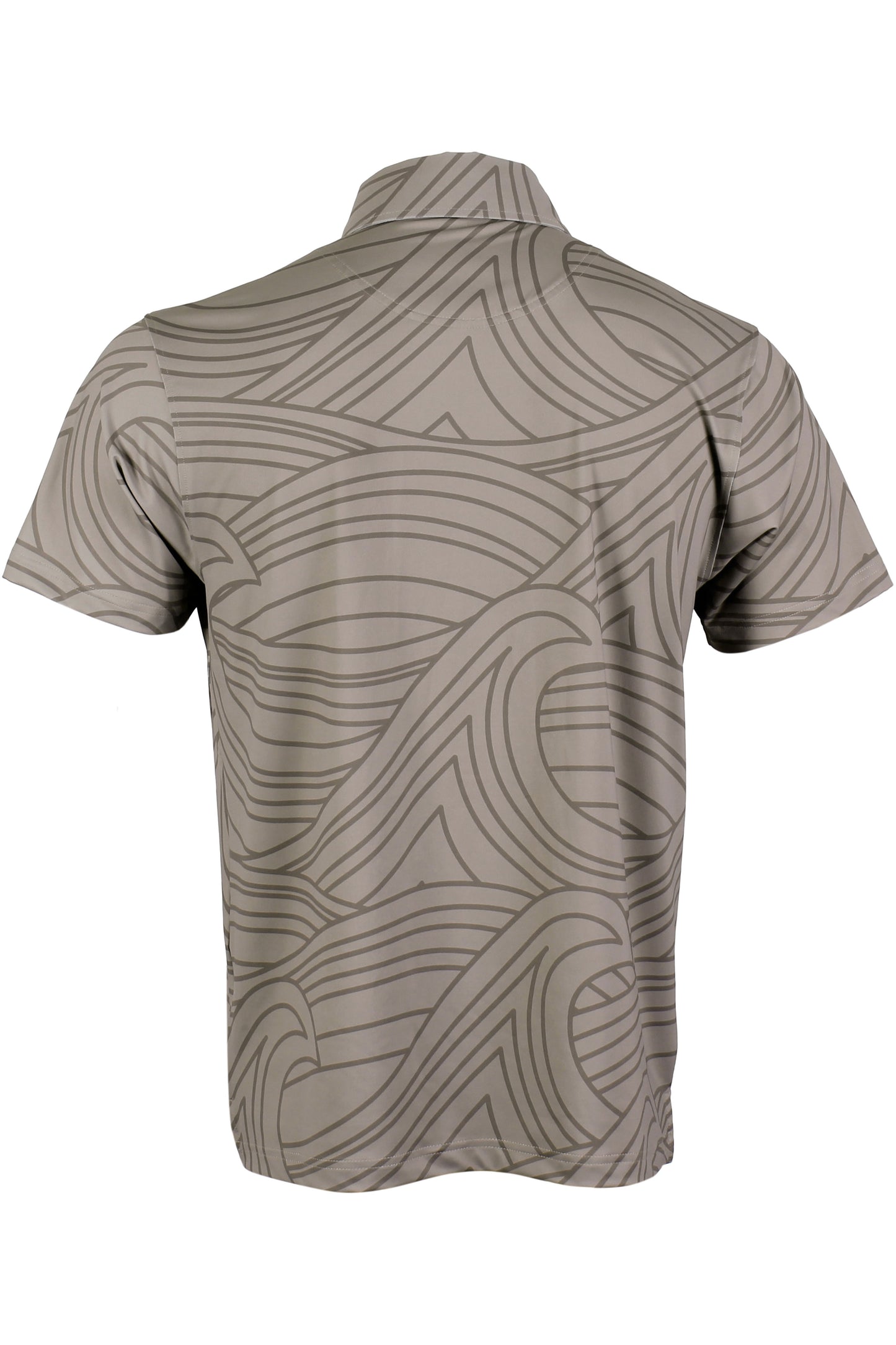 Wave-Warm Gray Polo
