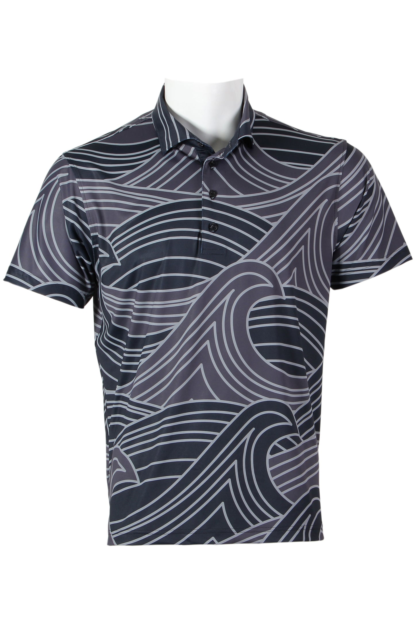 Wave-Black Polo