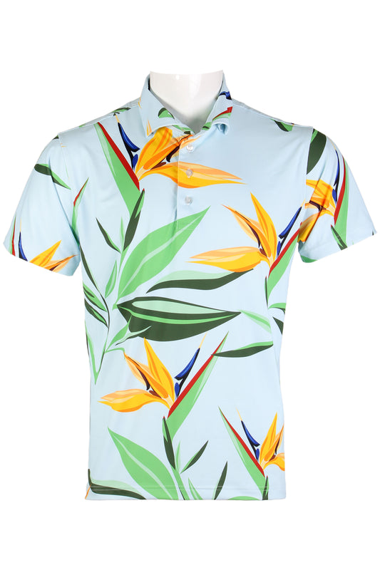 Bird of Paradise-Blue Polo