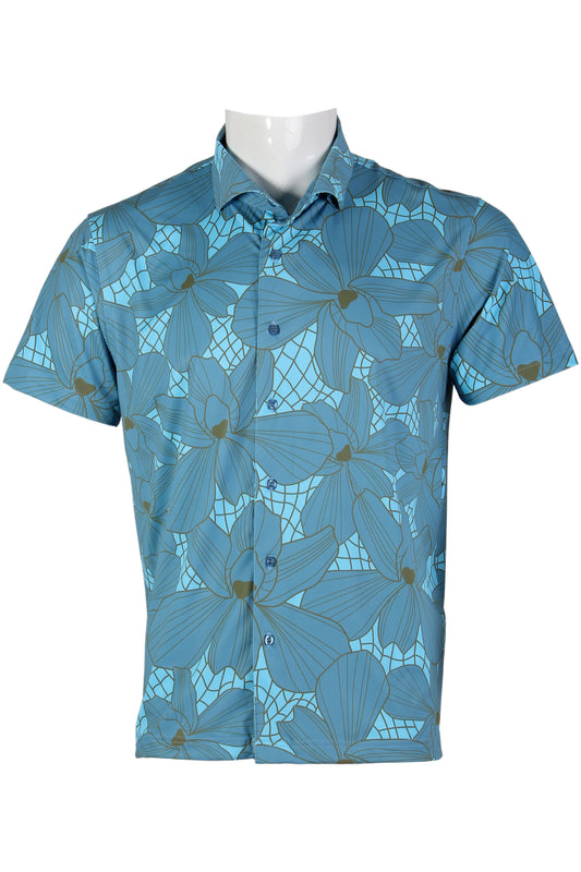 Blue Orchid Button Down