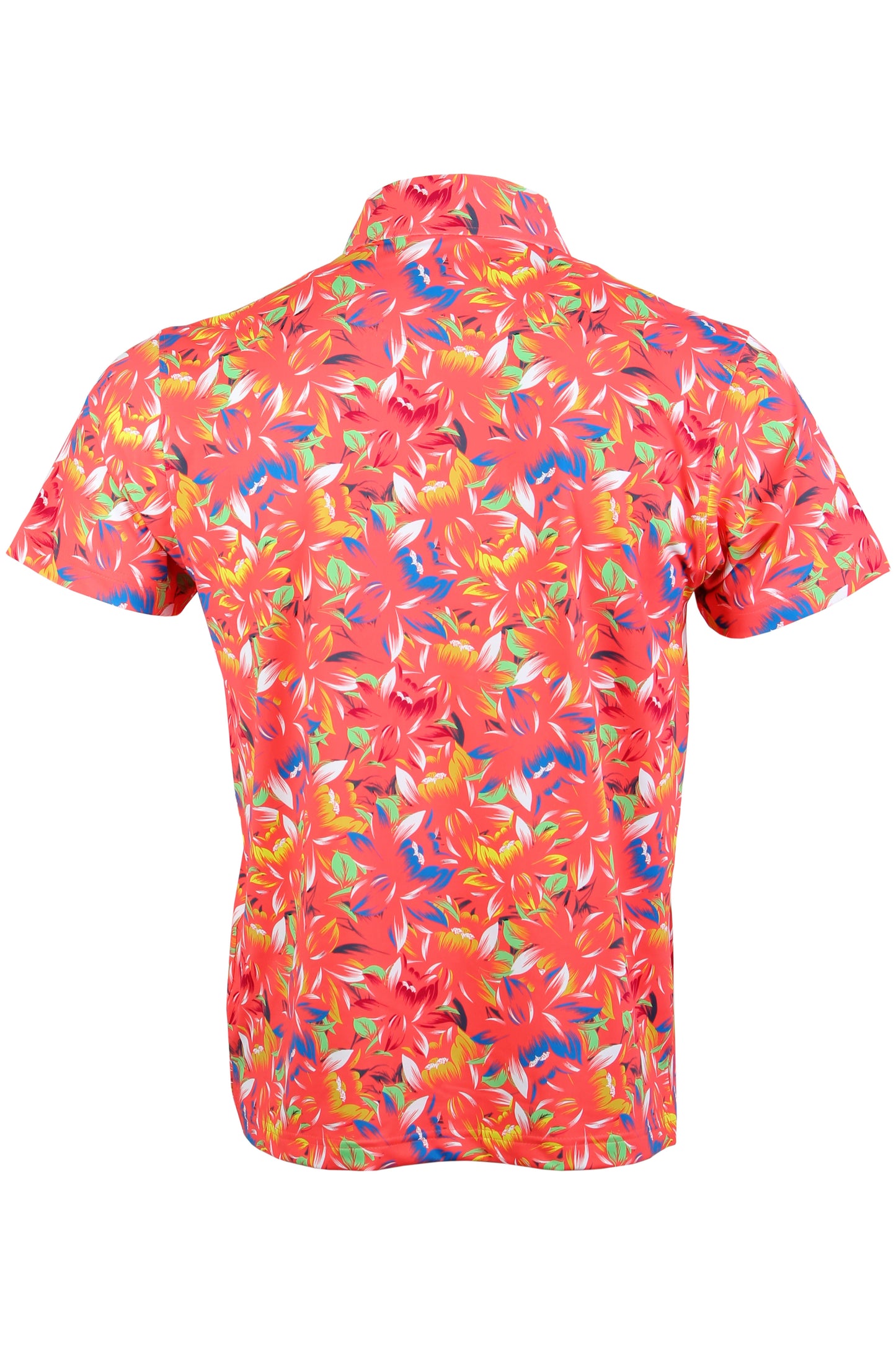 Coral Painted Pua Button Down