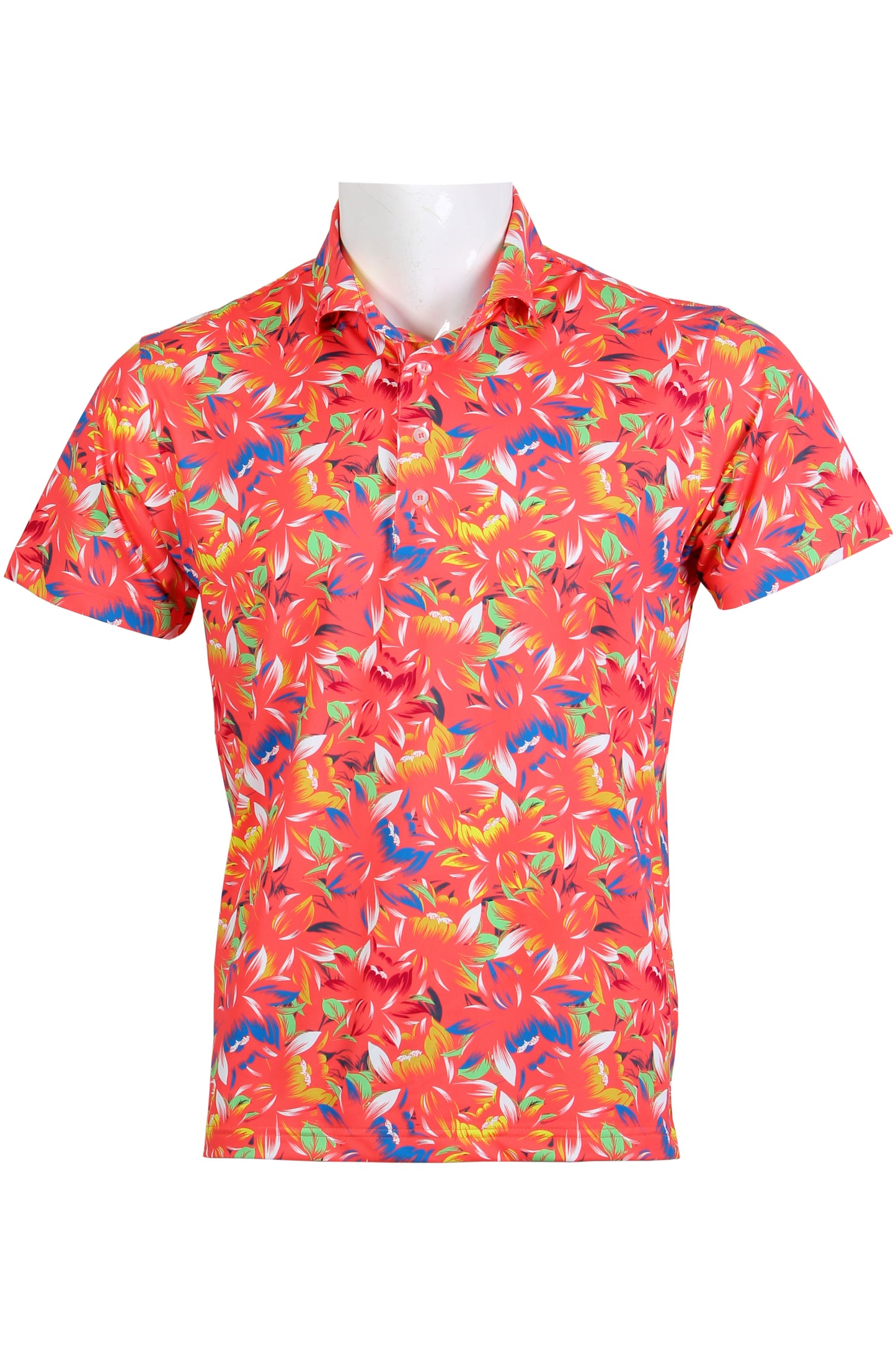 Coral Painted Pua Polo