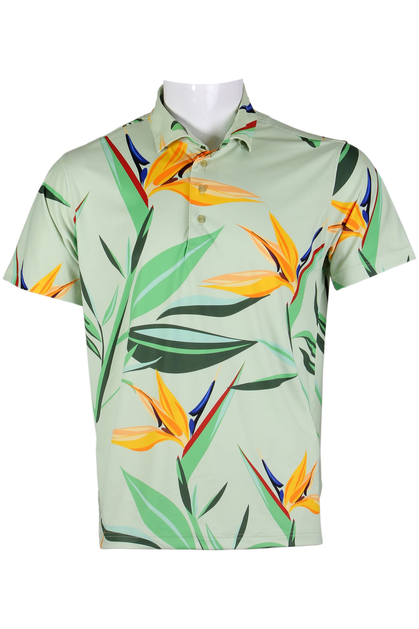 Bird of Paradise-Green Polo