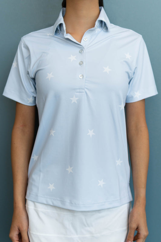 Periwinkle Star Polo (Women's)