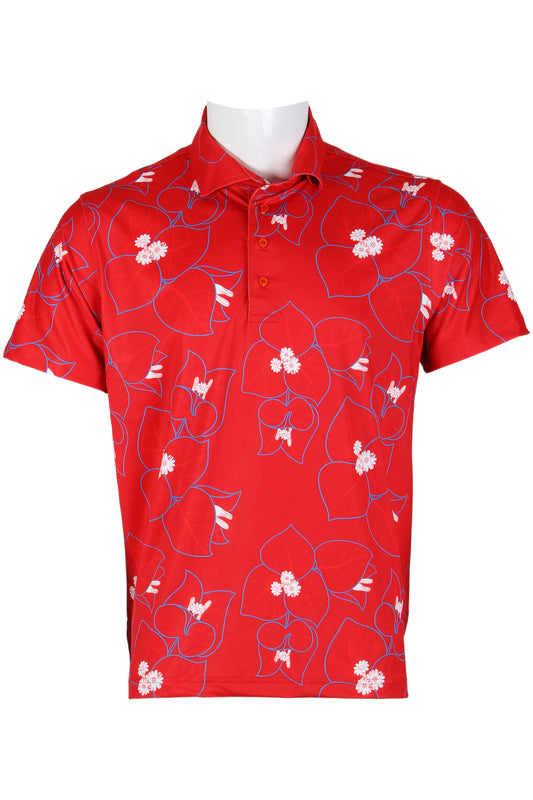 Red Bougainvillea Polo (Men's and Women's)