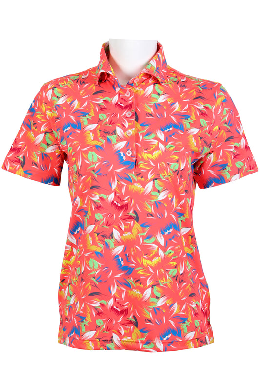Coral Painted Pua Polo (Women's)
